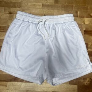 Kill crew SIMPLE MUAY THAI SHORTS (MID THIGH CUT) - WHITE